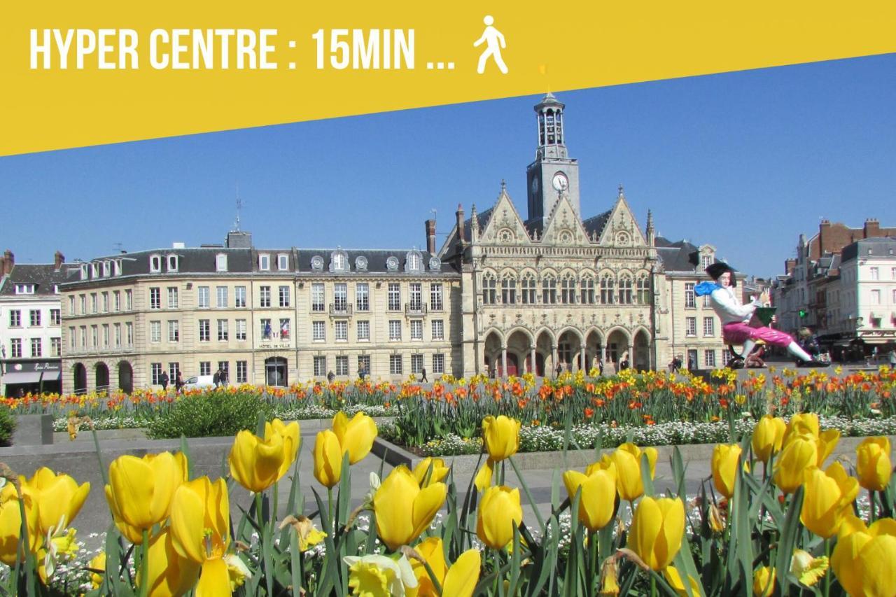 Appartement "Le Terminus " Gare-Cosy-Wifi 6 Personnes Saint-Quentin  Exterior foto