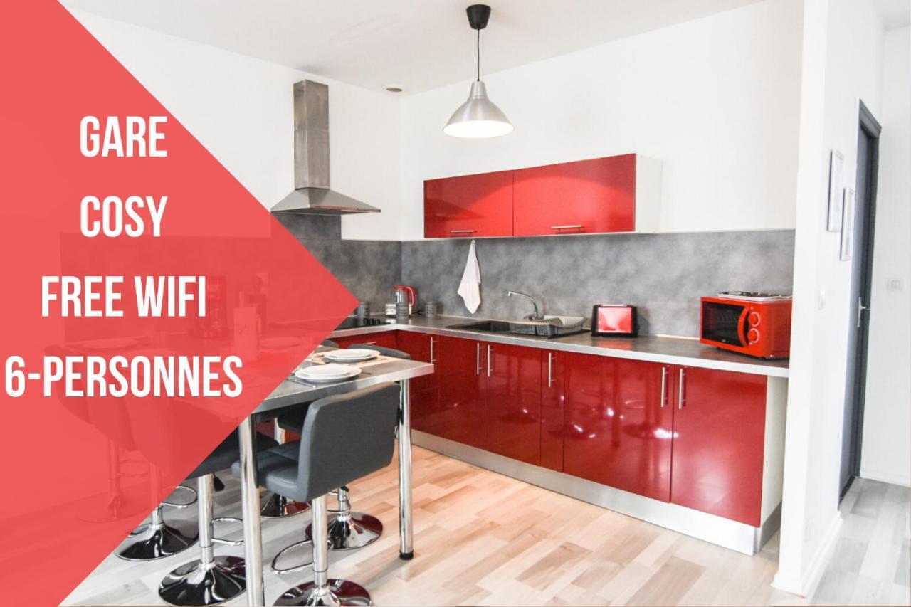 Appartement "Le Terminus " Gare-Cosy-Wifi 6 Personnes Saint-Quentin  Exterior foto